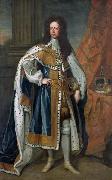 Sir Godfrey Kneller Portrait of King William III of England (1650-1702) in State Robes Spain oil painting artist